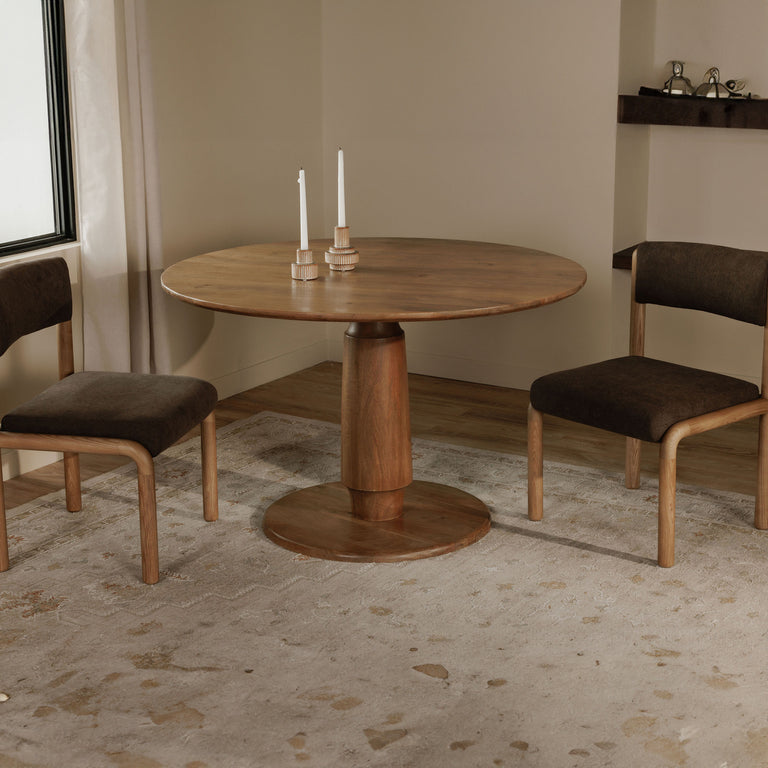 CLARK DINING TABLE BROWN