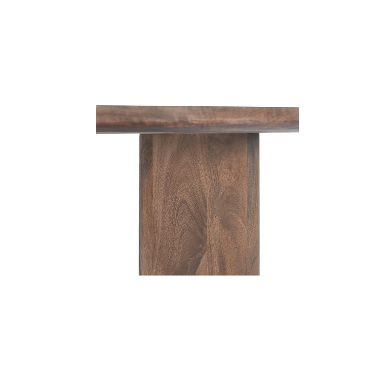 LIA RECTANGULAR DINING TABLE DARK BROWN