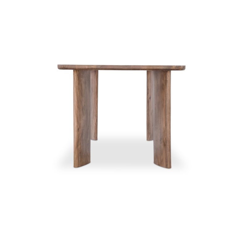 LIA RECTANGULAR DINING TABLE DARK BROWN