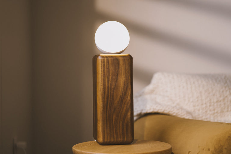 Pan Smart Table Lamp - Touch, Voice, App Control by the Iron Roots Designs | Local SF Artisan Craft | LIGHTING
