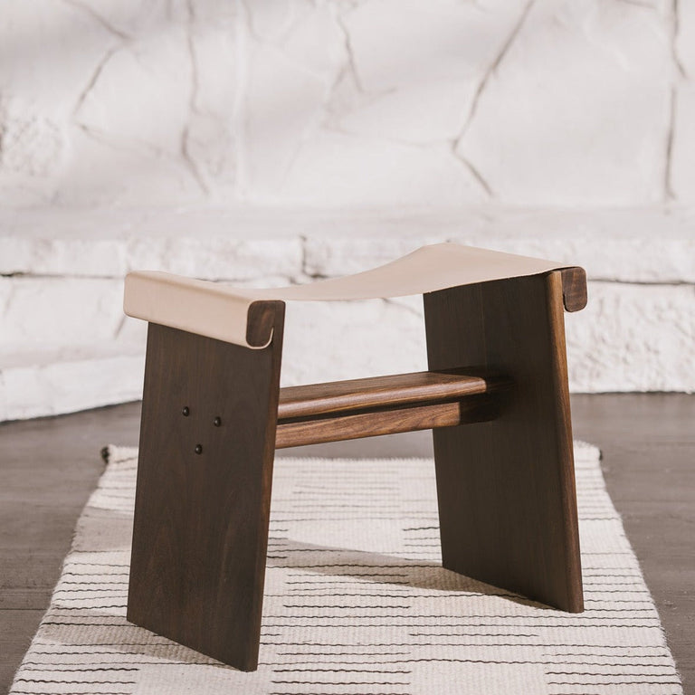 Saddle Stool Short by the Iron Roots Designs | Local SF Artisan Craft | SEATING