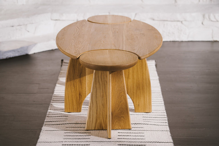 Gather Table Set - Era Stools by the Iron Roots Designs | Local SF Artisan Craft | TABLE