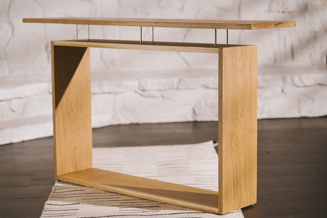 Levitating Console Table - Single Hardwood by the Iron Roots Designs | Local SF Artisan Craft | TABLE