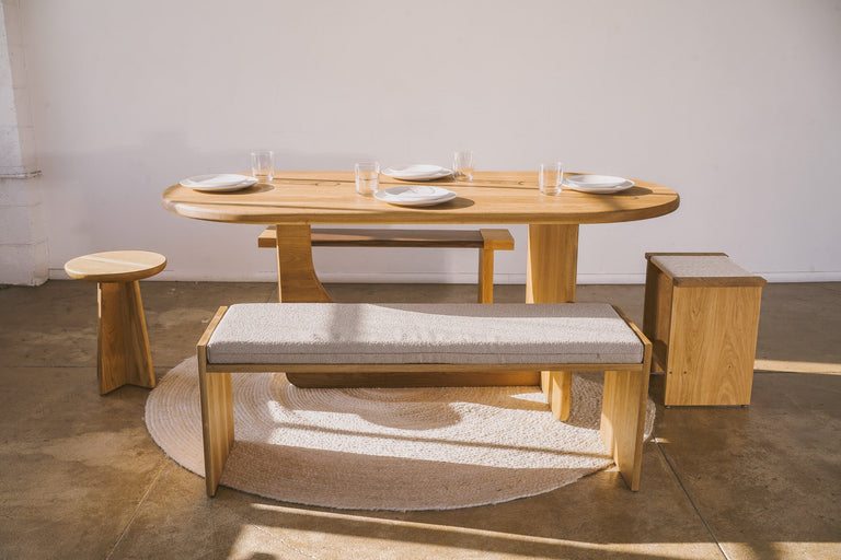 Repose Modern Dining Table by the Iron Roots Designs | Local SF Artisan Craft | TABLE