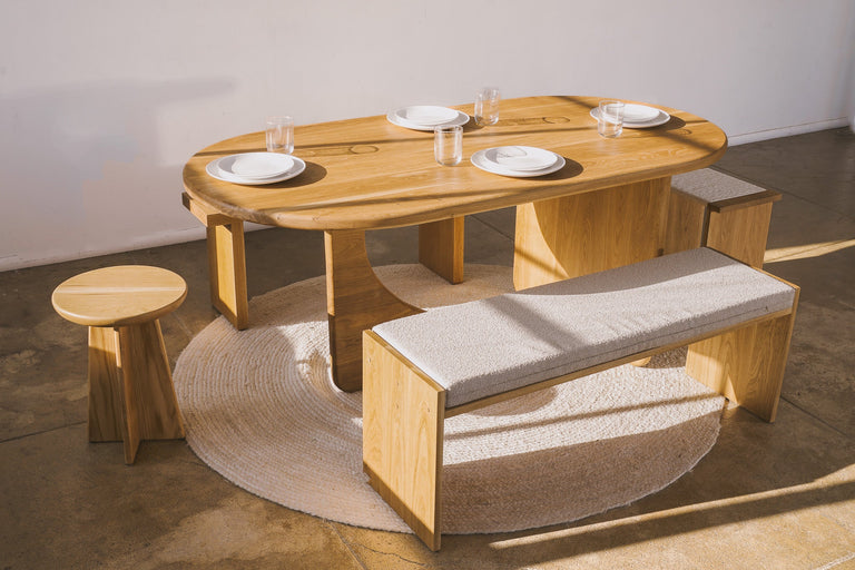 Repose Modern Dining Table by the Iron Roots Designs | Local SF Artisan Craft | TABLE