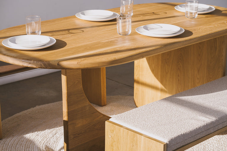 Repose Modern Dining Table by the Iron Roots Designs | Local SF Artisan Craft | TABLE