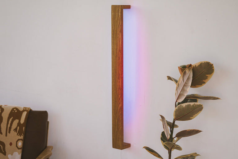 Vista Short Hardwood Wall Lamp by the Iron Roots Designs | Local SF Artisan Craft | LIGHTING