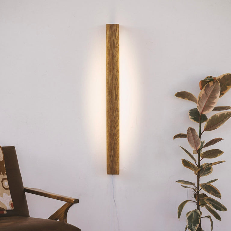 Vista Short Hardwood Wall Lamp by the Iron Roots Designs | Local SF Artisan Craft | LIGHTING