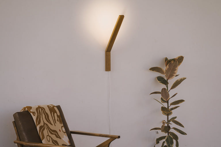 Angle Wall Sconce Lamp by the Iron Roots Designs | Local SF Artisan Craft | LIGHTING