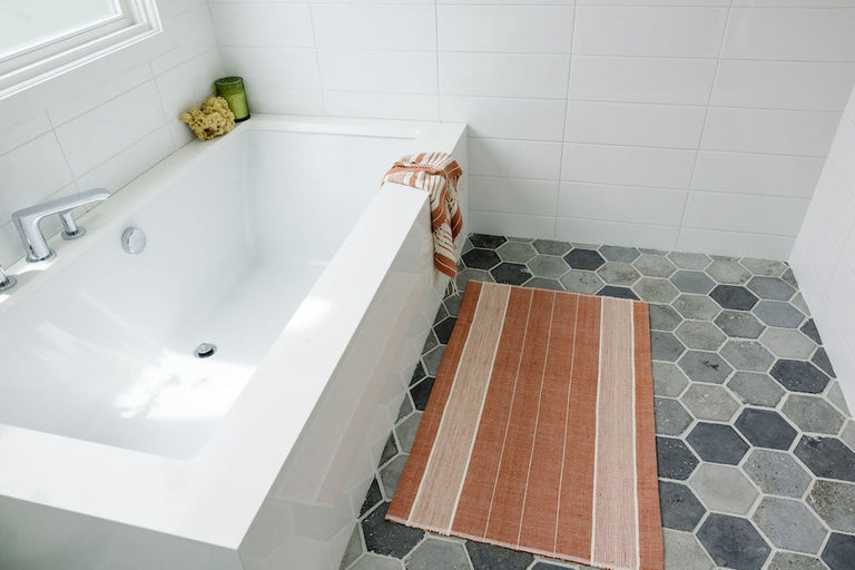 DAWA HANDWOVEN ETHIOPIAN COTTON BATH MAT | BATH