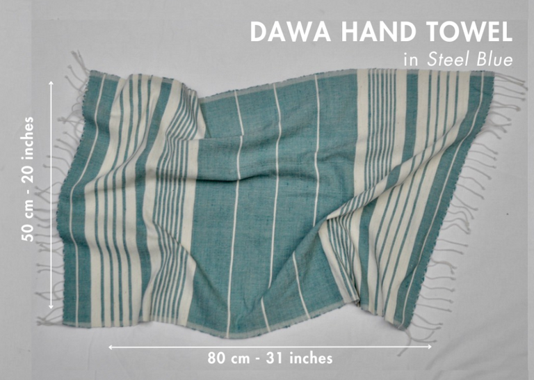 DAWA HANDWOVEN ETHIOPIAN COTTON HAND TOWEL | BATH