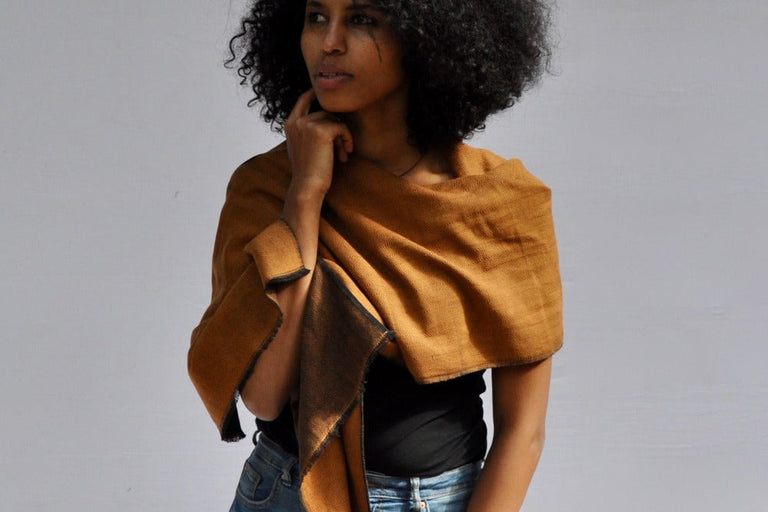 DEGU SCARF HANDWOVEN ETHIOPIAN COTTON | APPAREL