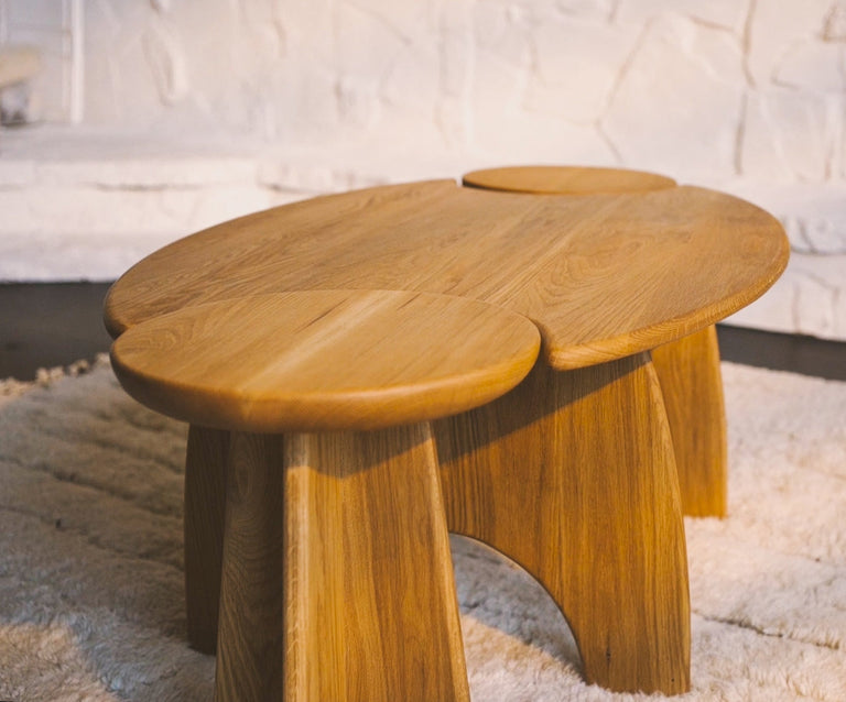 Gather Table Set - Era Stools by the Iron Roots Designs | Local SF Artisan Craft | TABLE