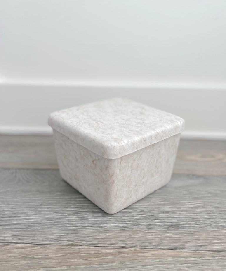 The Sculpted Bin - Petite with Lid | STORAGE