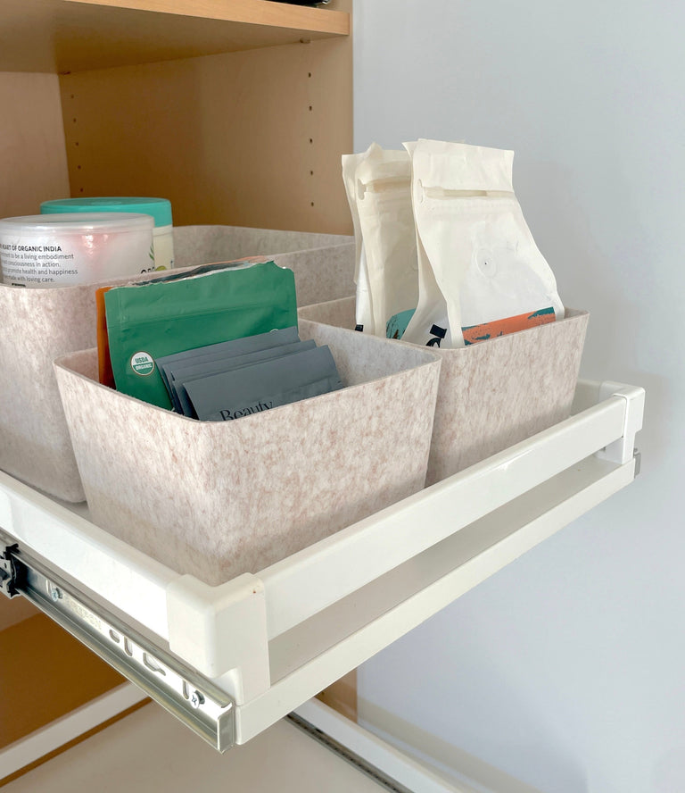 The Sculpted Bin - Petite with Lid | Set of 3 | STORAGE