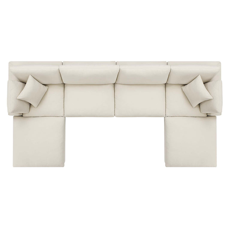 COMMIX OVERSTUFFED SOFA SECTIONAL | LIVING ROOM FURNITURE