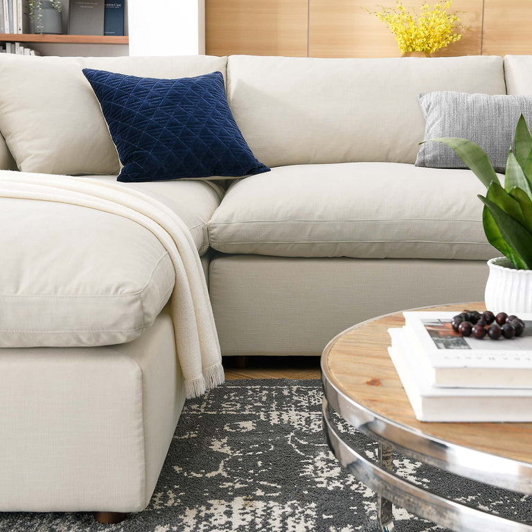 COMMIX OVERSTUFFED SOFA SECTIONAL | LIVING ROOM FURNITURE