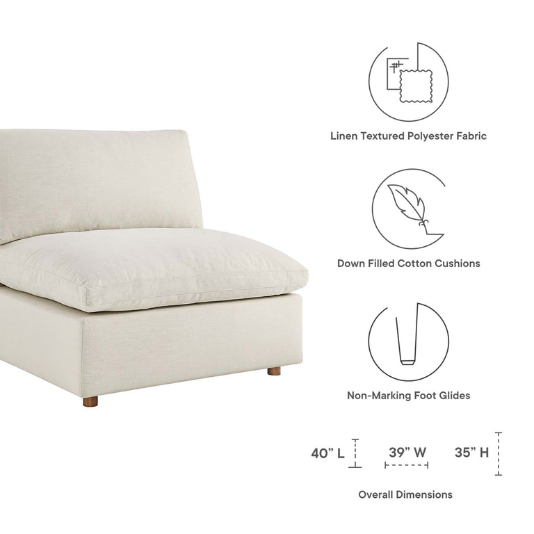 COMMIX OVERSTUFFED SOFA SECTIONAL | LIVING ROOM FURNITURE