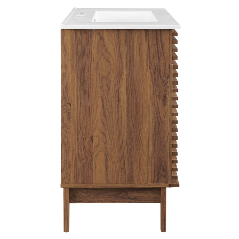 RENDER | VANITIES | WALNUT WHITE