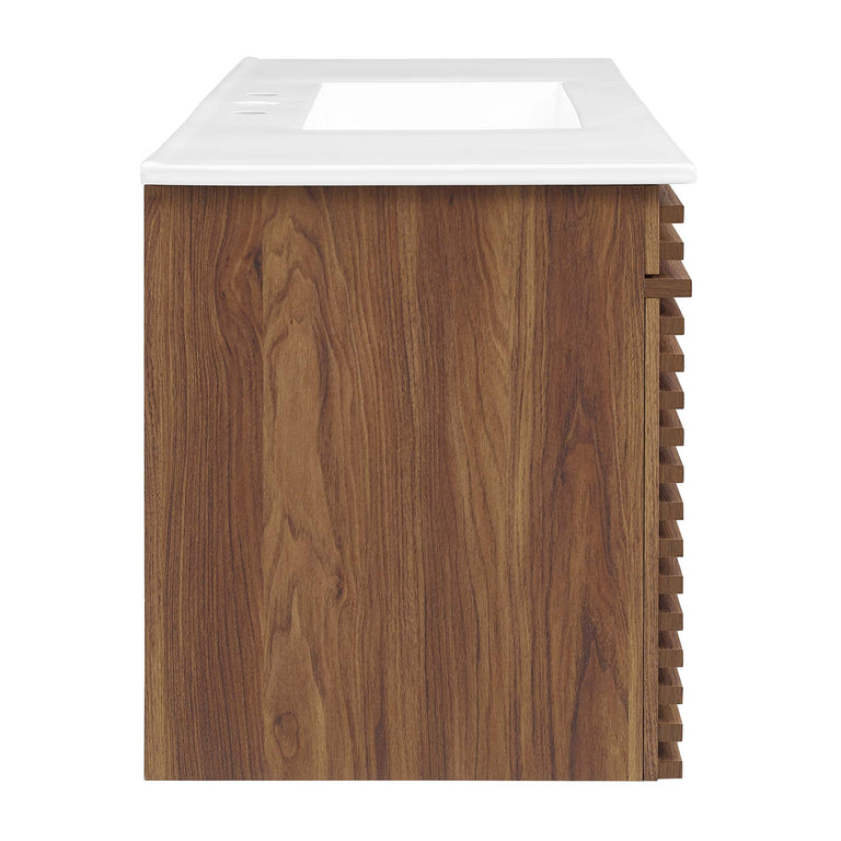 RENDER | VANITIES | WALNUT WHITE