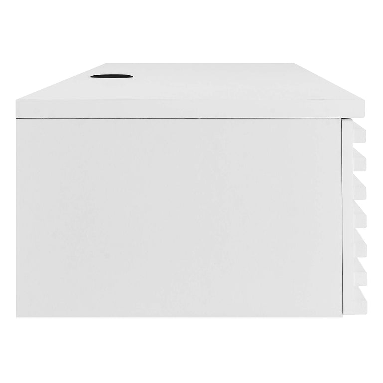 RENDER | COMPUTER DESKS WALL MOUNTED | WHITE