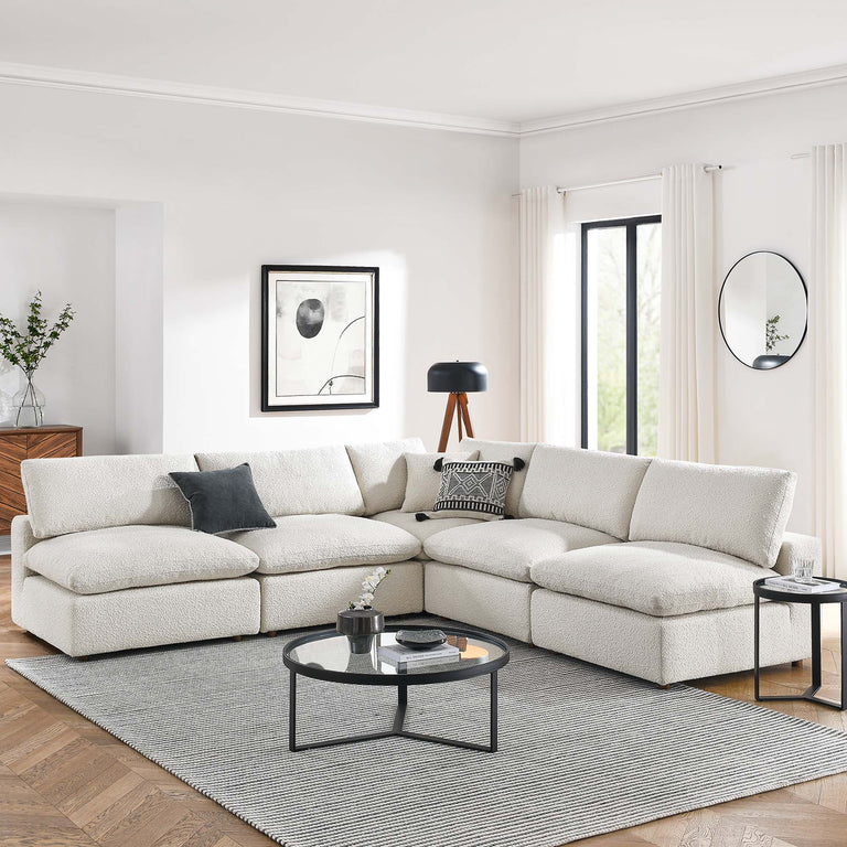 COMMIX OVERSTUFFED SOFA SECTIONAL | LIVING ROOM FURNITURE