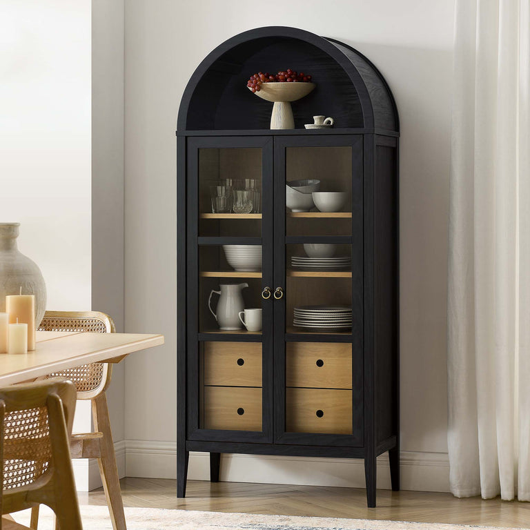 NOLAN | DISPLAY CABINET | BLACK OAK