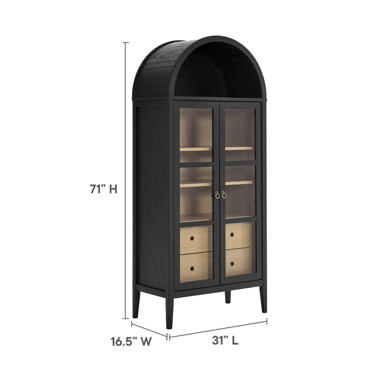 NOLAN | DISPLAY CABINET | BLACK OAK