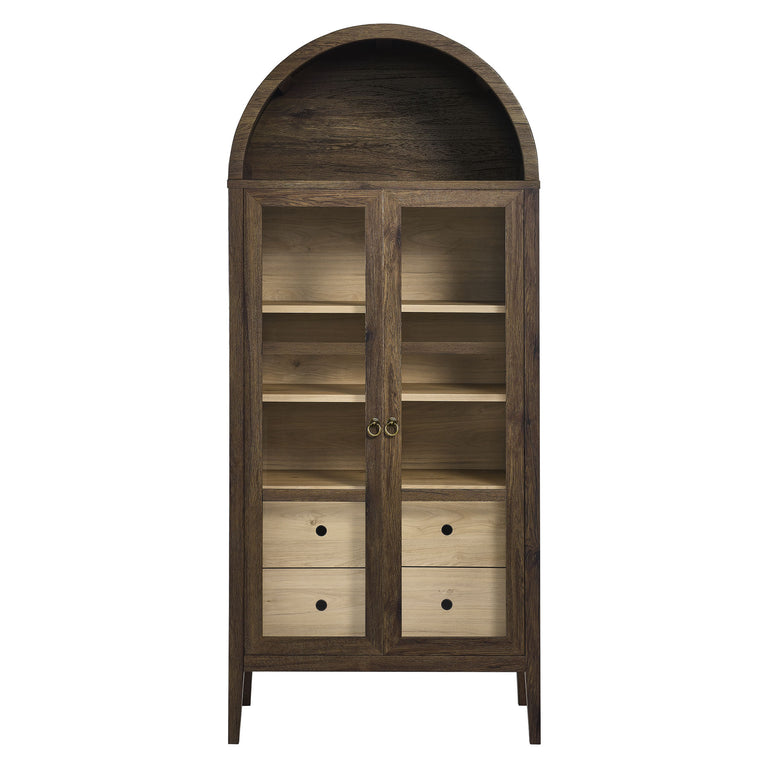 NOLAN | DISPLAY CABINET | WALNUT HICKORY