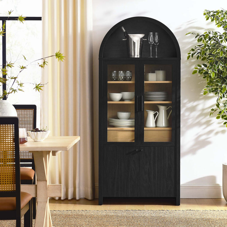 EVIE | DISPLAY CABINET | BLACK OAK