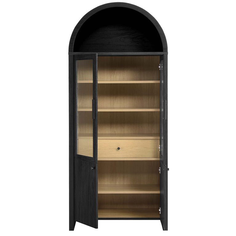 EVIE | DISPLAY CABINET | BLACK OAK