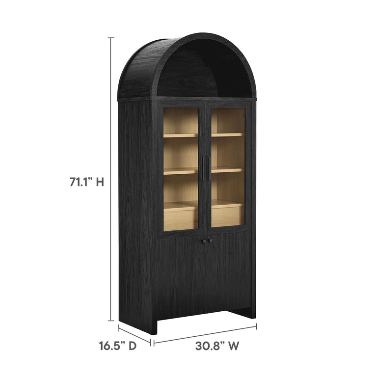 EVIE | DISPLAY CABINET | BLACK OAK