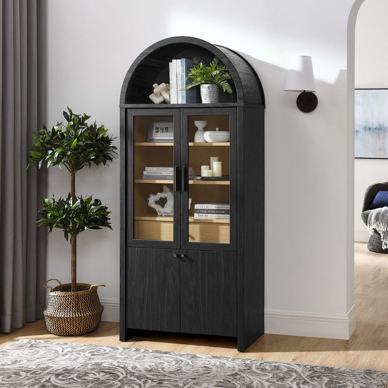 EVIE | DISPLAY CABINET | BLACK OAK