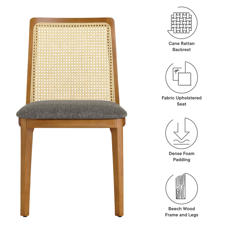 MONARCH | DINING CHAIRS | HONEY NATURAL GRAY