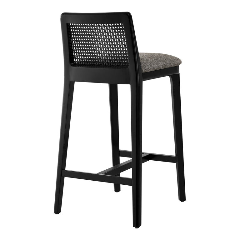 MONARCH | BAR AND COUNTER STOOLS | BLACK BLACK GRAY