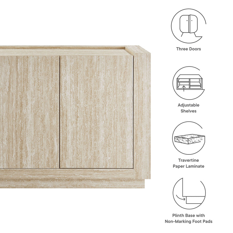 HOLLIS | SIDEBOARD | TRAVERTINE