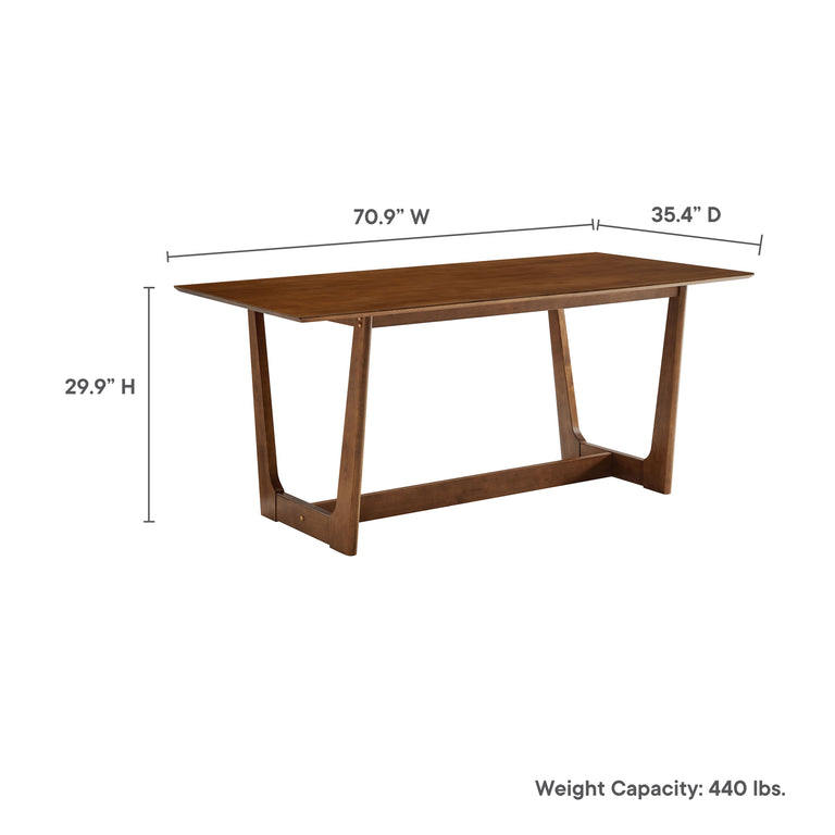 SOLARA | DINING SETS | WALNUT HEATHERED WEAVE BEIGE