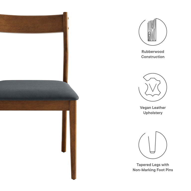 SOLARA | DINING CHAIRS | WALNUT BLACK