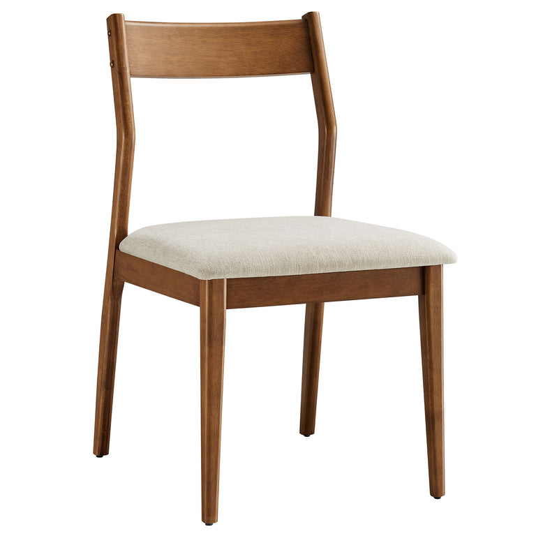 SOLARA | DINING CHAIRS | WALNUT HEATHERED WEAVE BEIGE