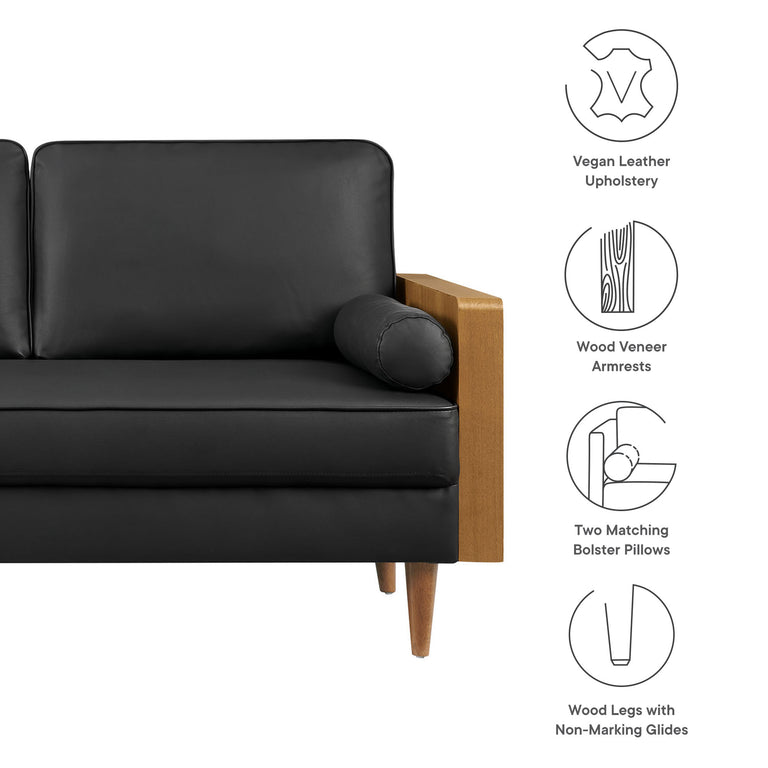 KELLAN | SOFA | WALNUT BLACK