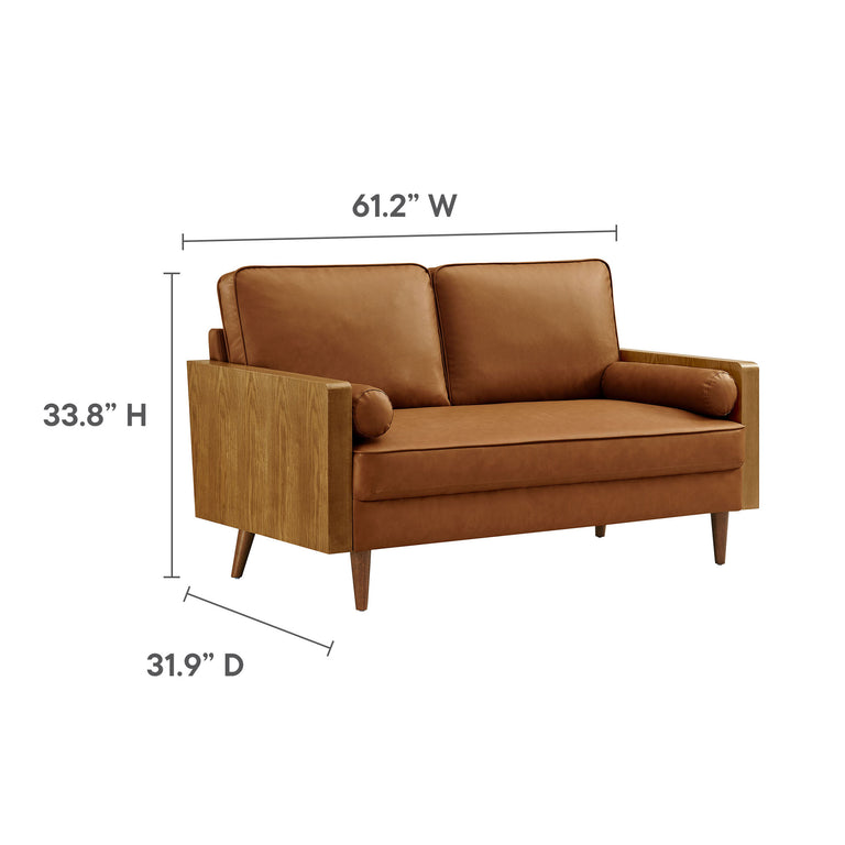 KELLAN | SOFA | WALNUT TAN