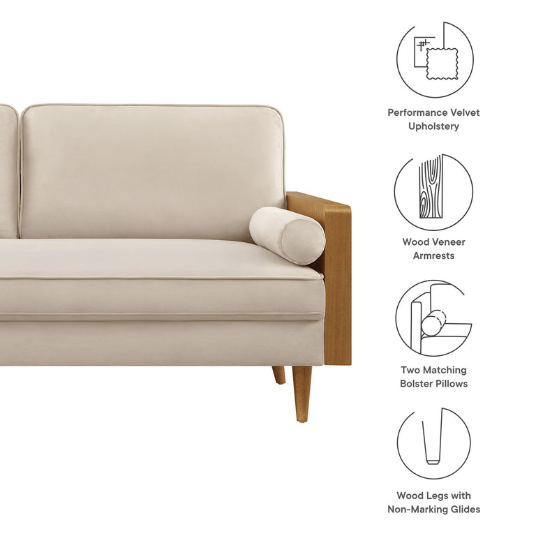 KELLAN | SOFAS AND ARMCHAIRS | WALNUT ALMOND