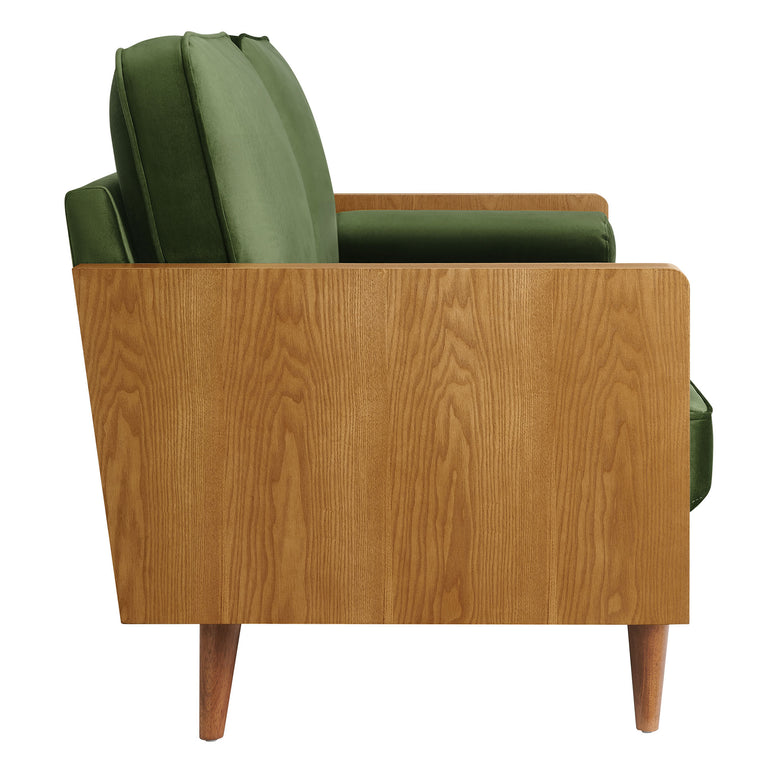 KELLAN | SOFAS AND ARMCHAIRS | WALNUT MOSS GREEN