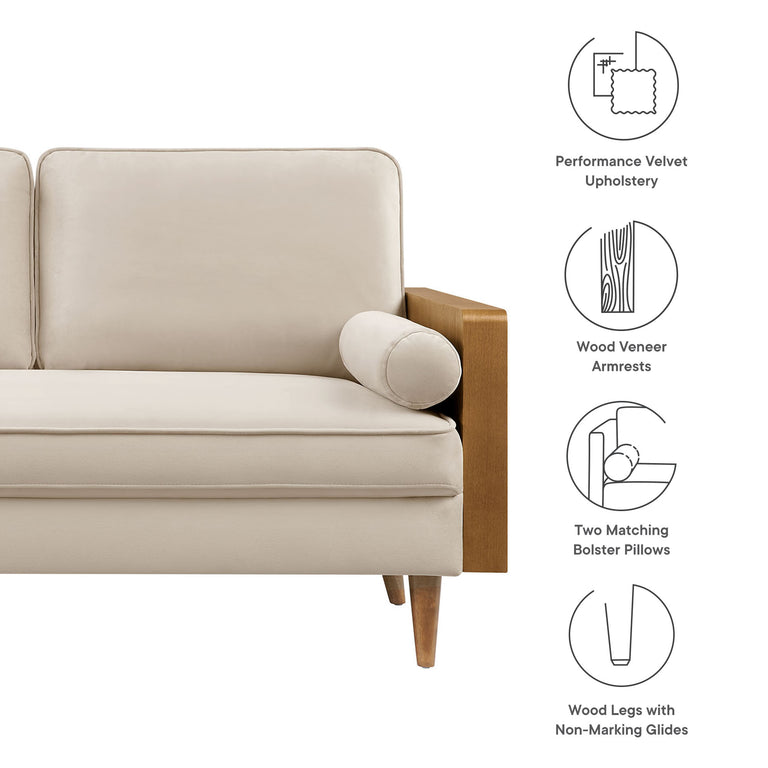 KELLAN | SOFAS AND ARMCHAIRS | WALNUT ALMOND