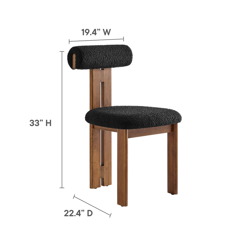 TORIAN | DINING CHAIRS | WALNUT BLACK