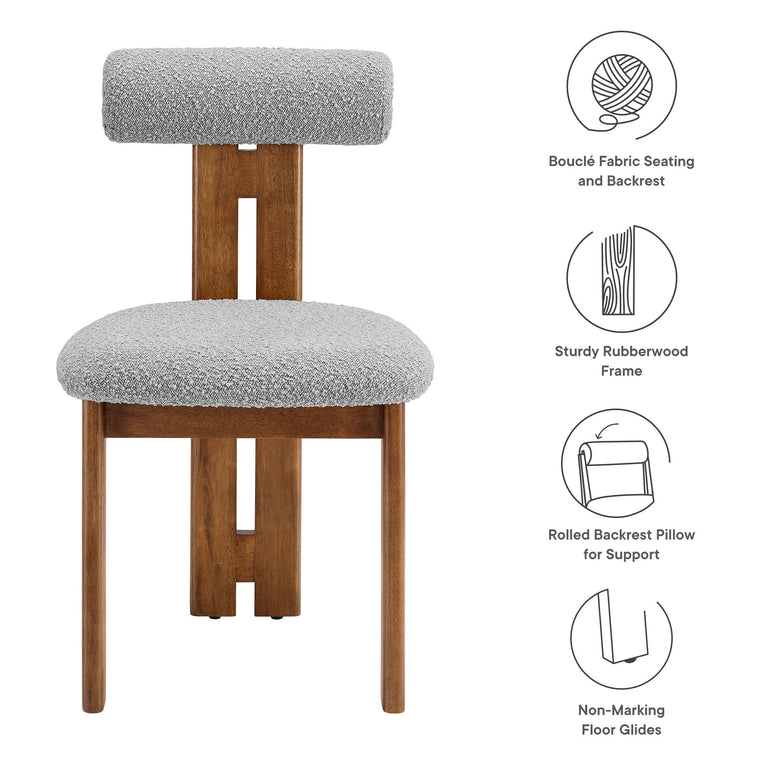 TORIAN | DINING CHAIRS | WALNUT LIGHT GRAY