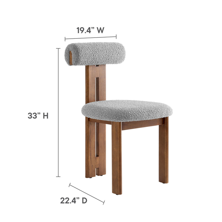 TORIAN | DINING CHAIRS | WALNUT LIGHT GRAY