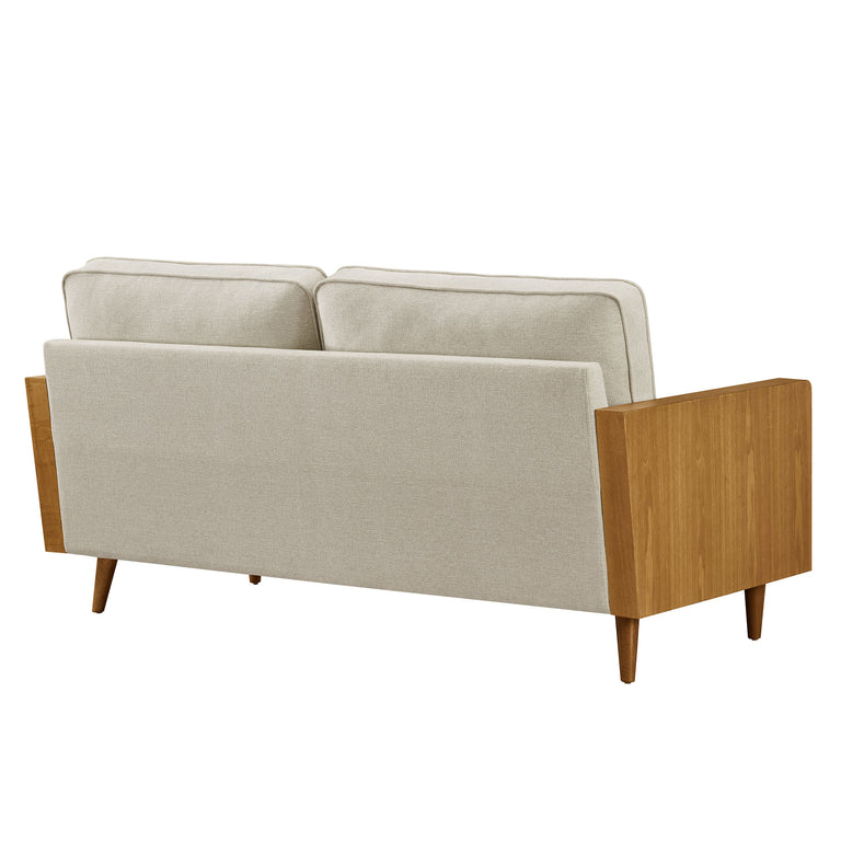 KELLAN | SOFAS AND ARMCHAIRS | WALNUT HEATHERED WEAVE LIGHT BEIGE