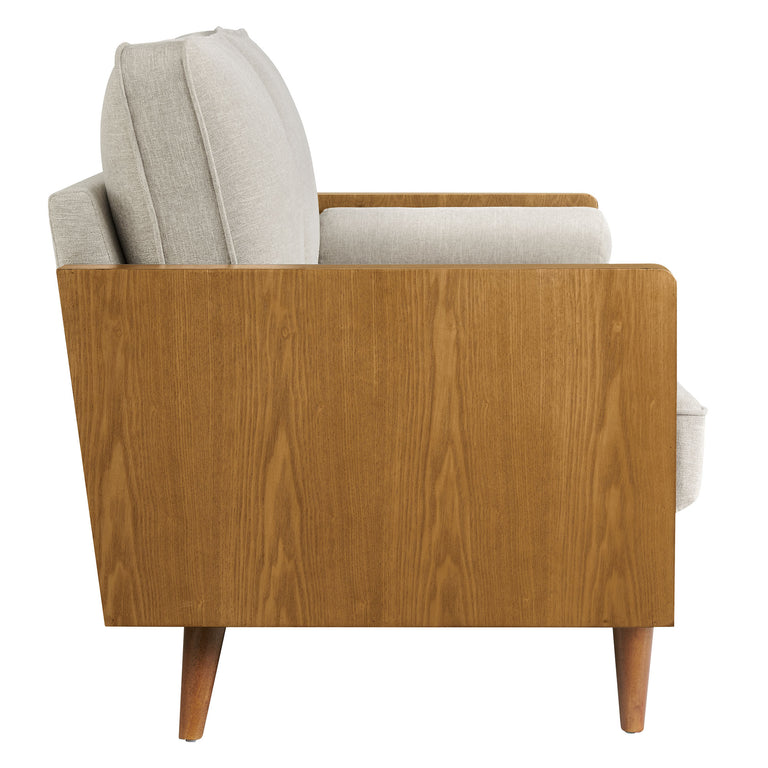 KELLAN | SOFAS AND ARMCHAIRS | WALNUT HEATHERED WEAVE IVORY