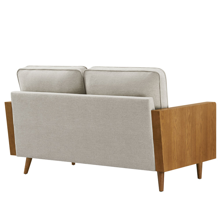 KELLAN | SOFAS AND ARMCHAIRS | WALNUT HEATHERED WEAVE IVORY